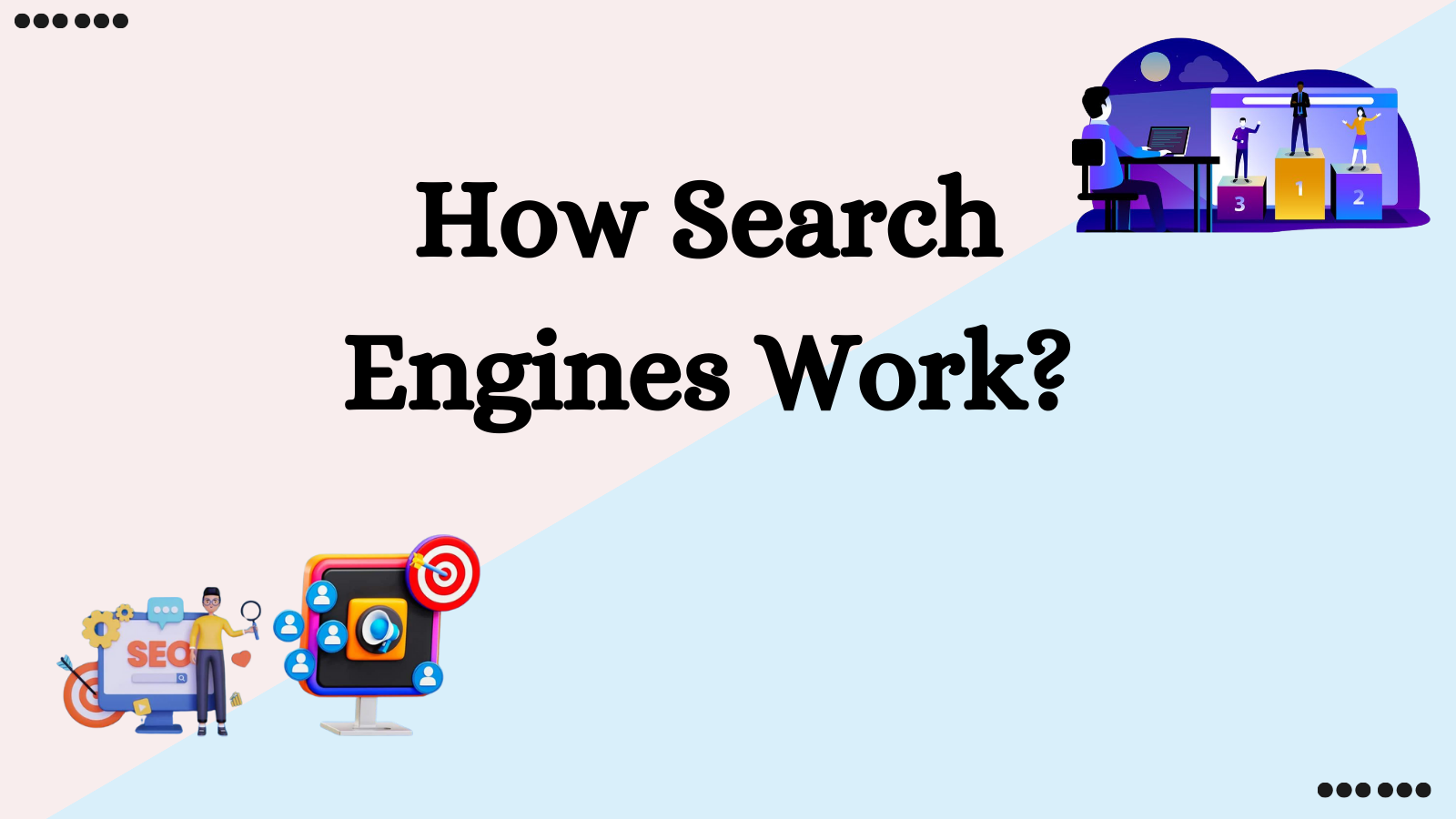 How search engines work